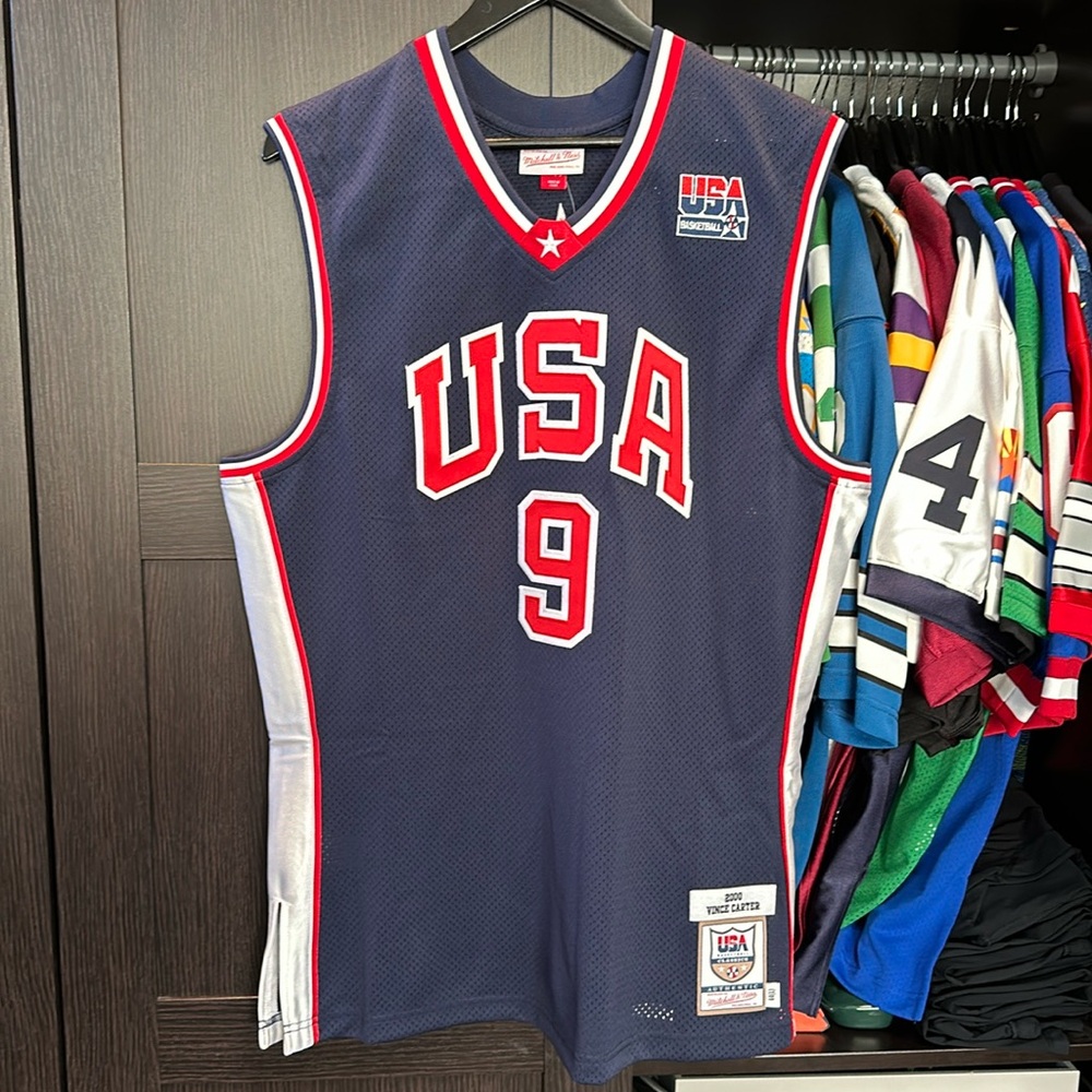Vince Carter USA Basketball Mitchell & Ness 2000 Authentic Jersey - Navy
